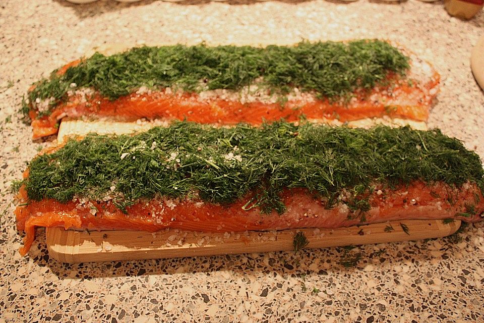 Gebeizter Lachs