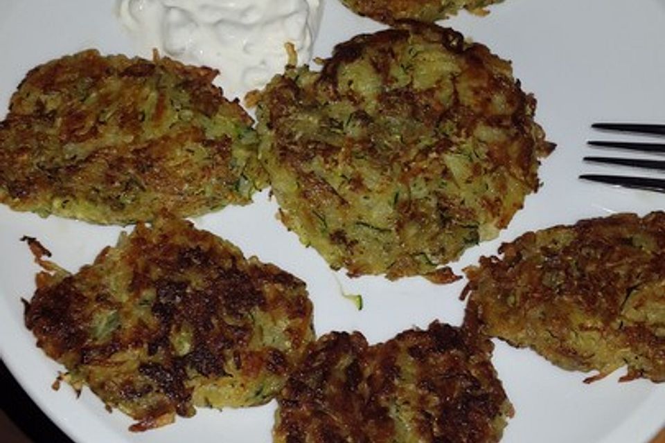 Kartoffel - Zucchini Rösti