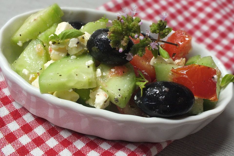 Tomatensalat mit Feta