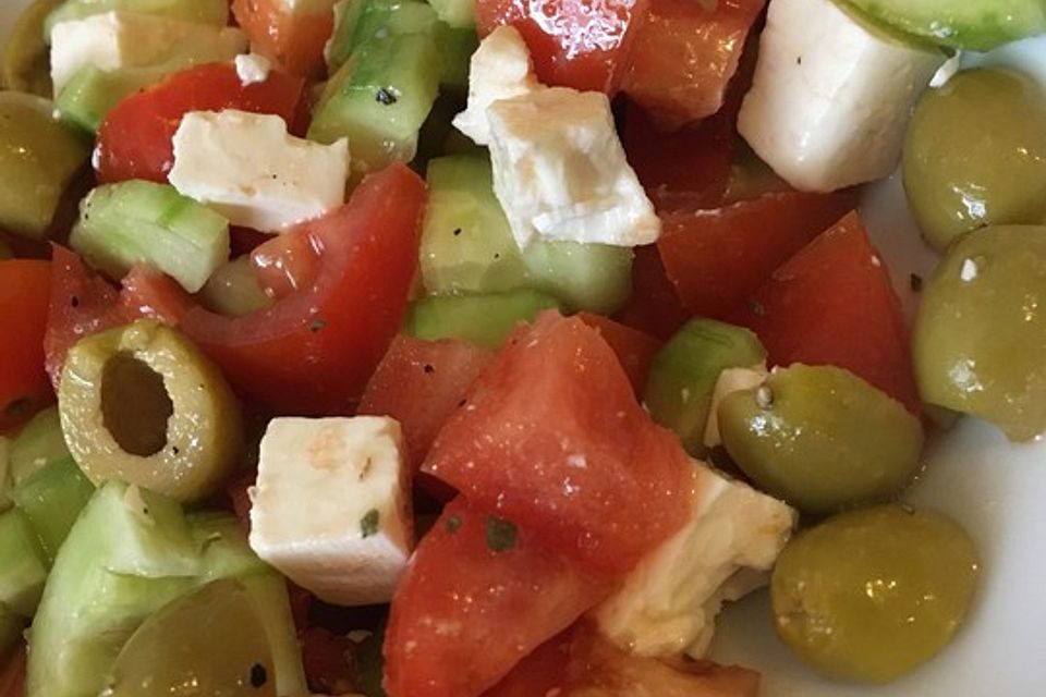 Tomatensalat mit Feta