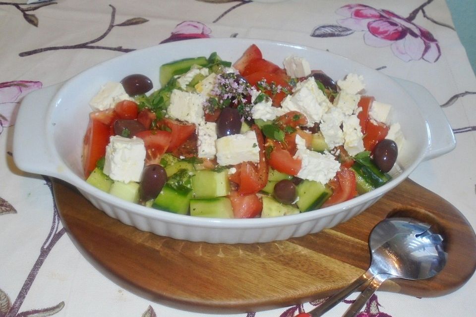 Tomatensalat mit Feta