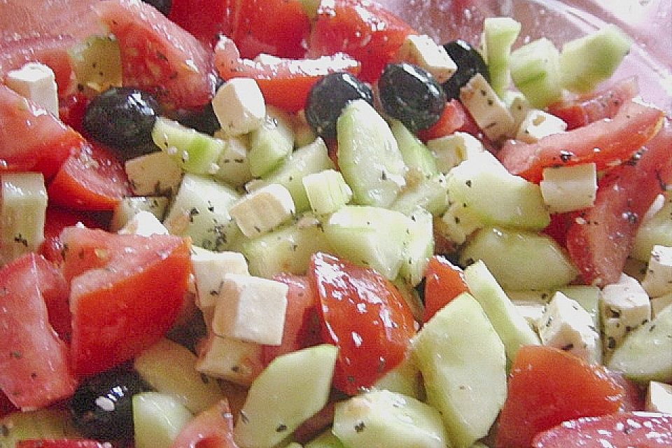 Tomatensalat mit Feta