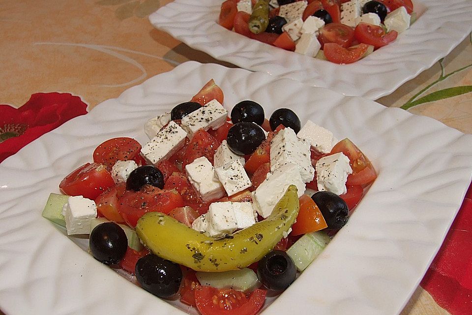 Tomatensalat mit Feta