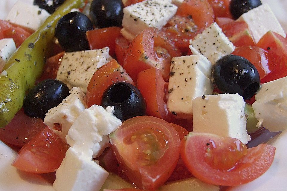 Tomatensalat mit Feta