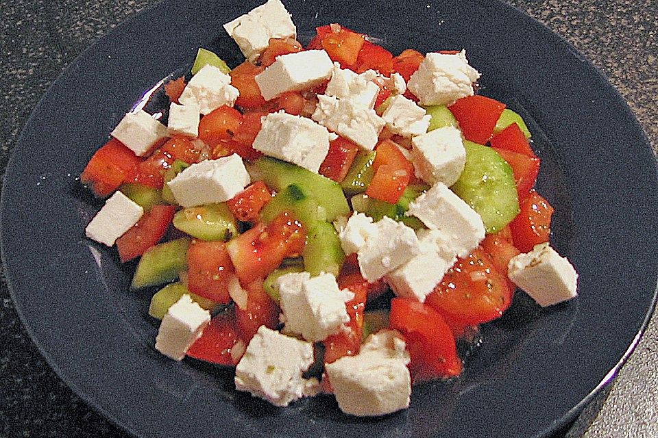 Tomatensalat mit Feta