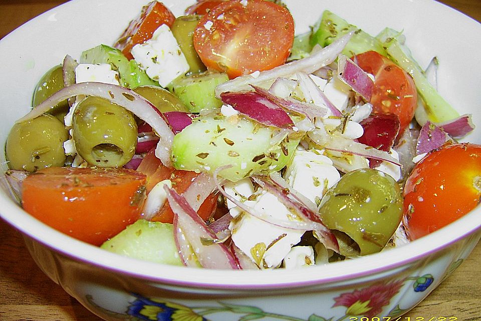 Tomatensalat mit Feta