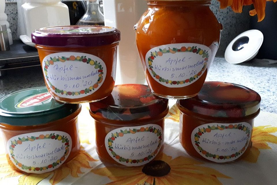 Kürbis - Apfel - Marmelade