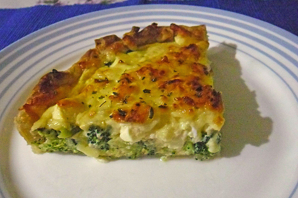 Brokkoli - Feta - Pie