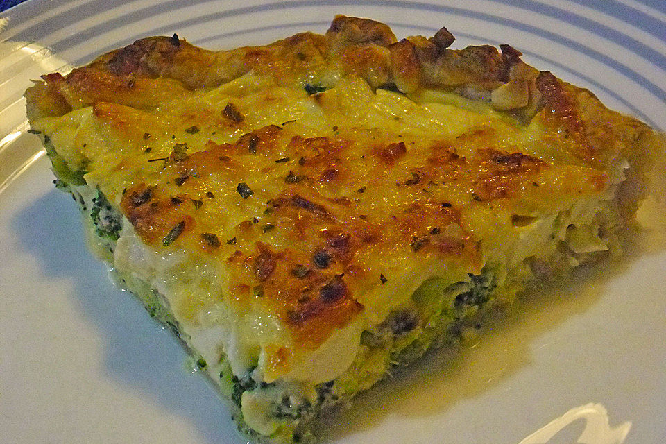 Brokkoli - Feta - Pie