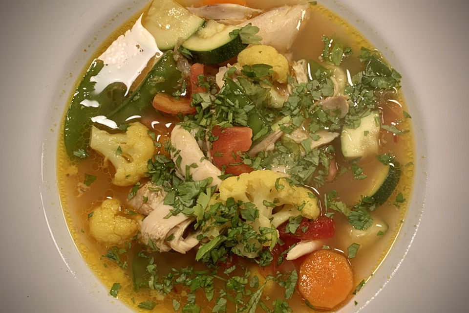 Indische Gemüsesuppe