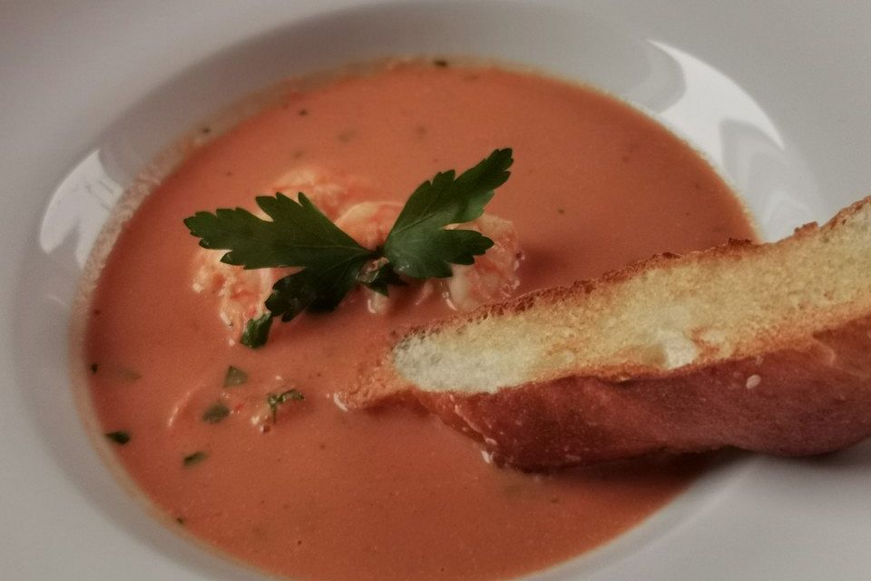 Scharfe Tomaten - Kokos - Suppe