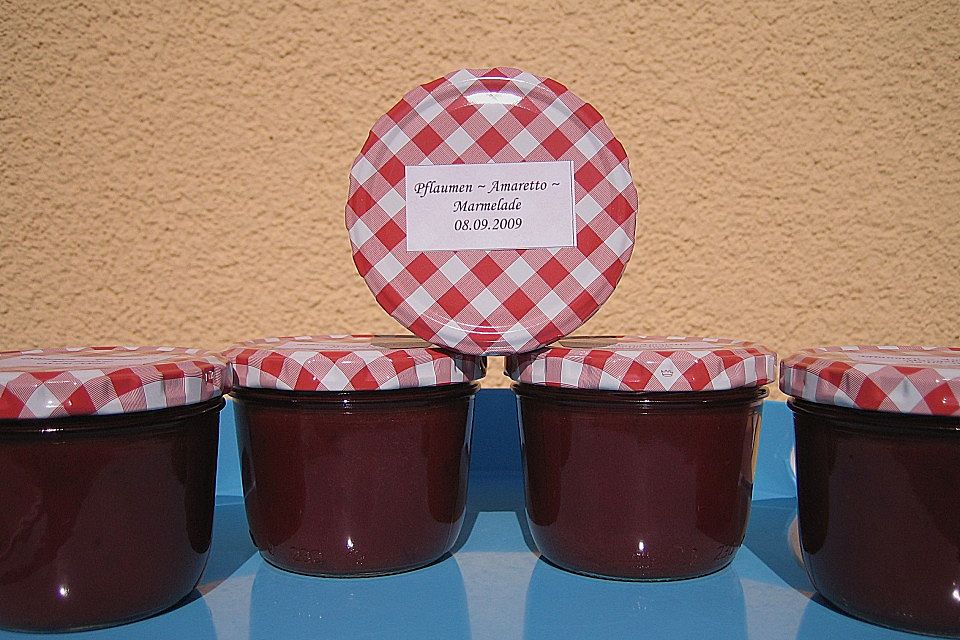 Pflaumen - Amaretto - Marmelade