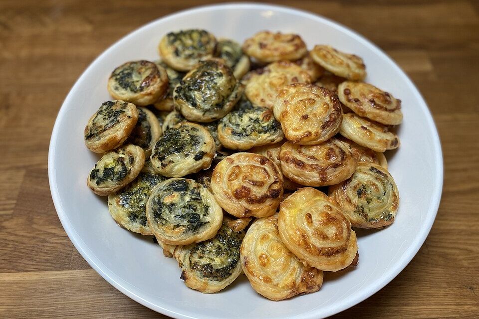 Blätterteig - Schnecken