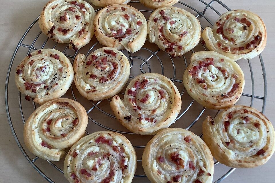 Blätterteig - Schnecken