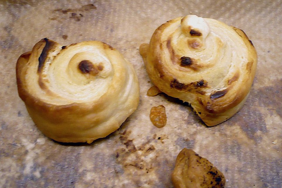 Blätterteig - Schnecken