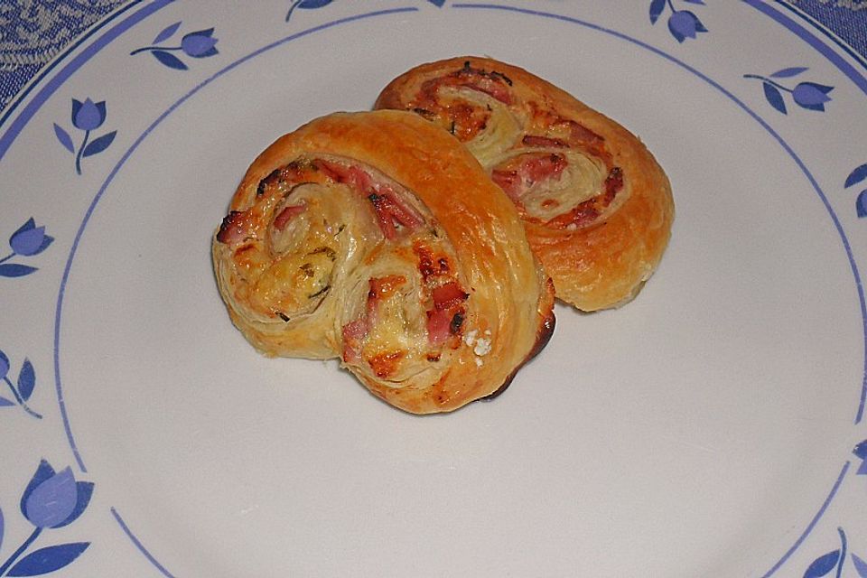 Blätterteig - Schnecken