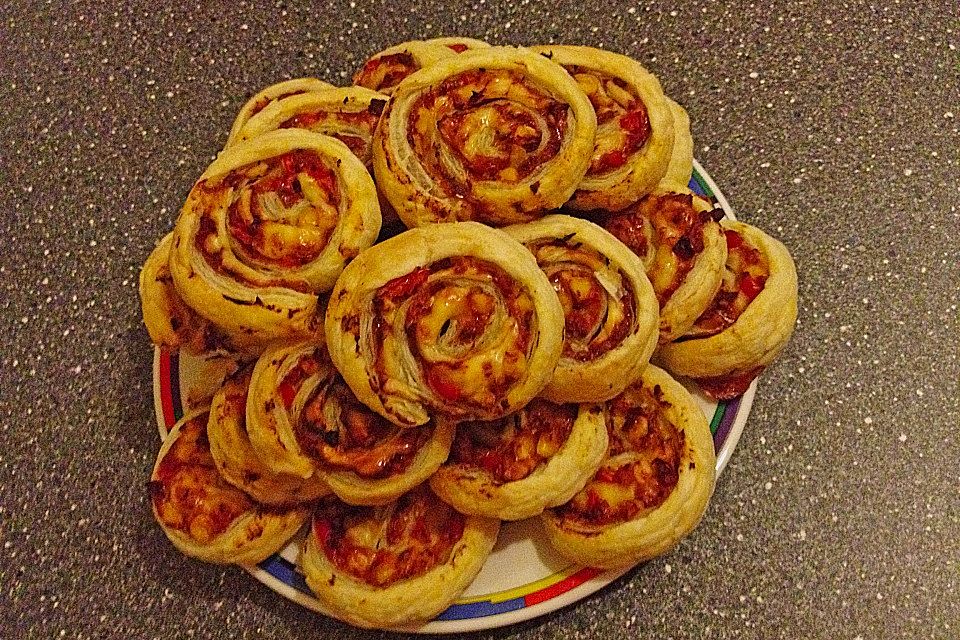 Blätterteig - Schnecken