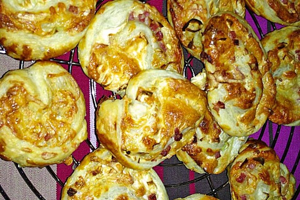 Blätterteig - Schnecken