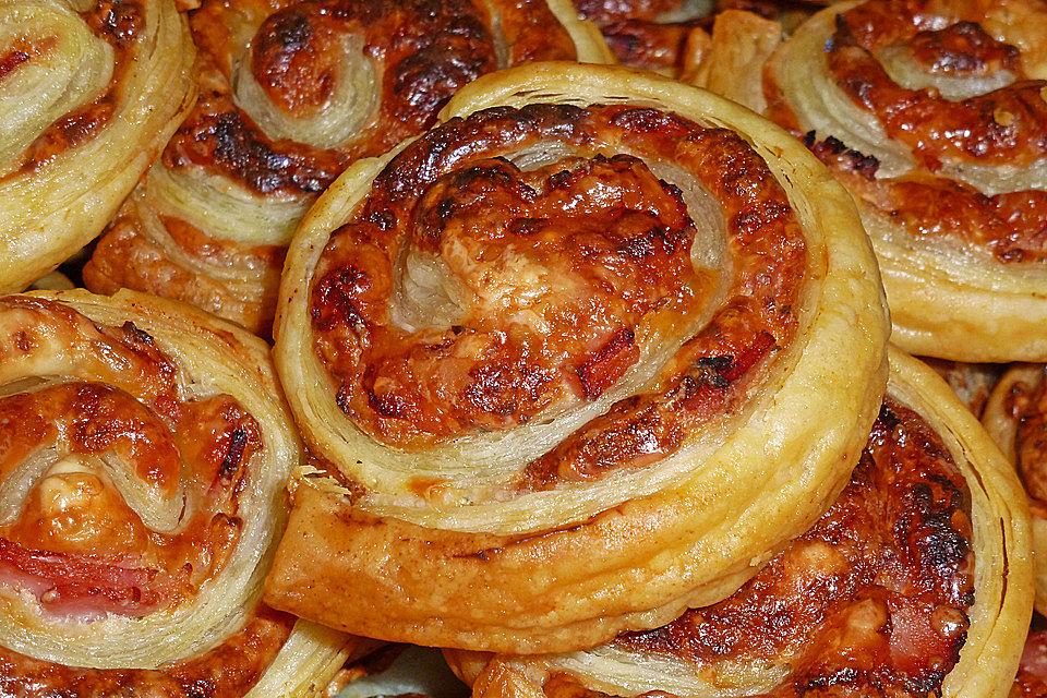 Blätterteig - Schnecken