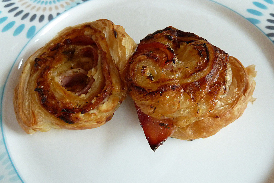 Blätterteig - Schnecken