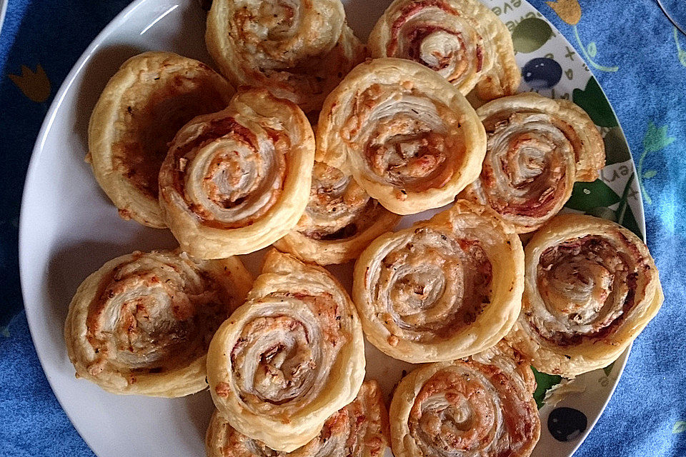 Blätterteig - Schnecken