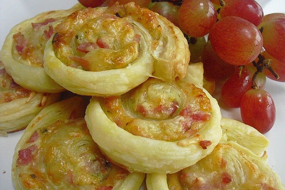 Blätterteig - Schnecken