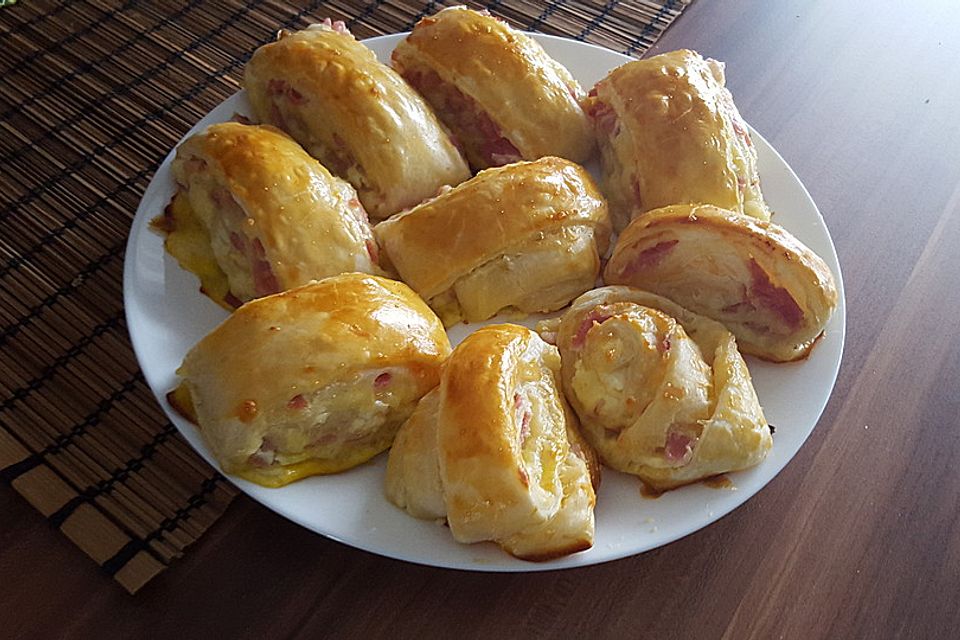 Blätterteig - Schnecken