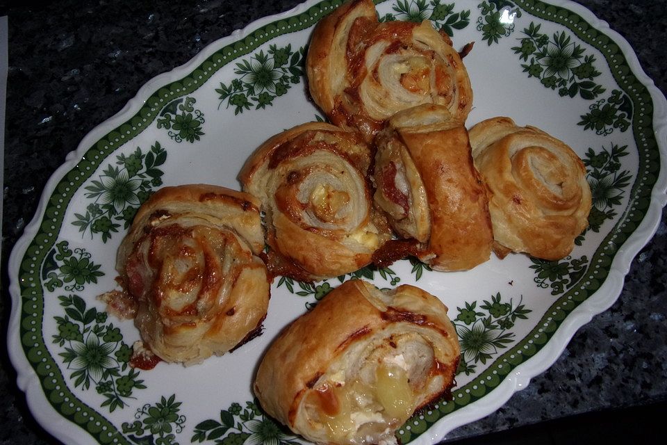 Blätterteig - Schnecken