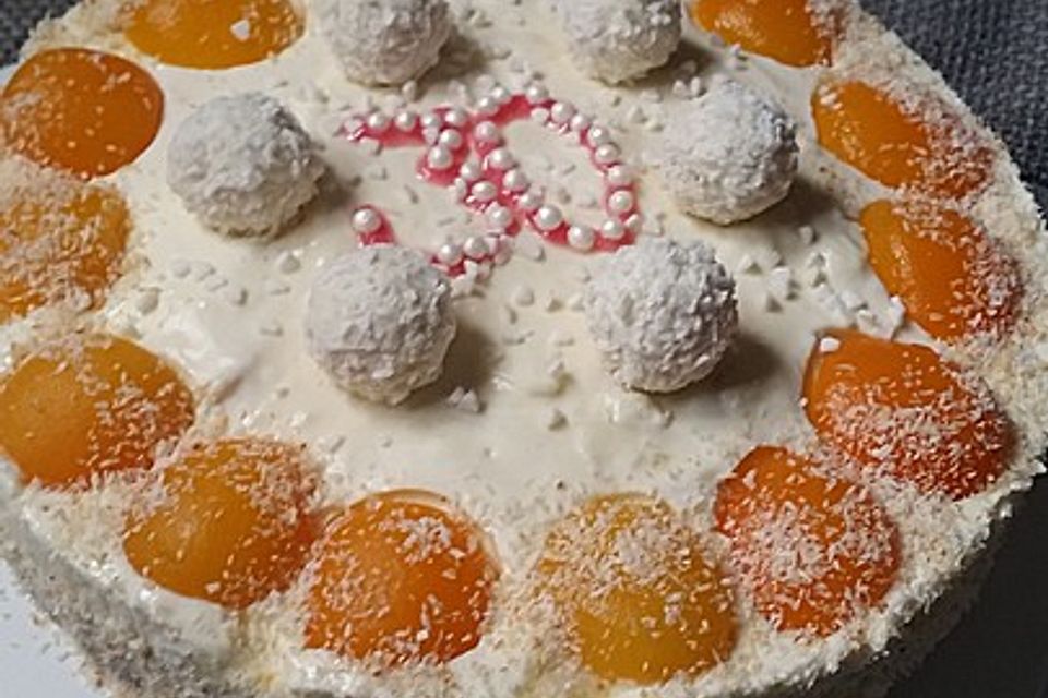 Aprikosen - Raffaello - Torte