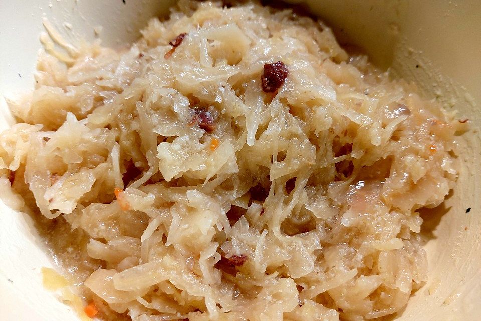 Sauerkraut mit Speck