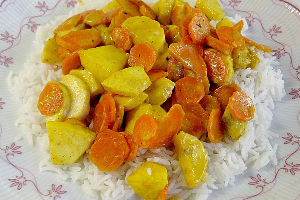 Möhren - Bananen - Curry