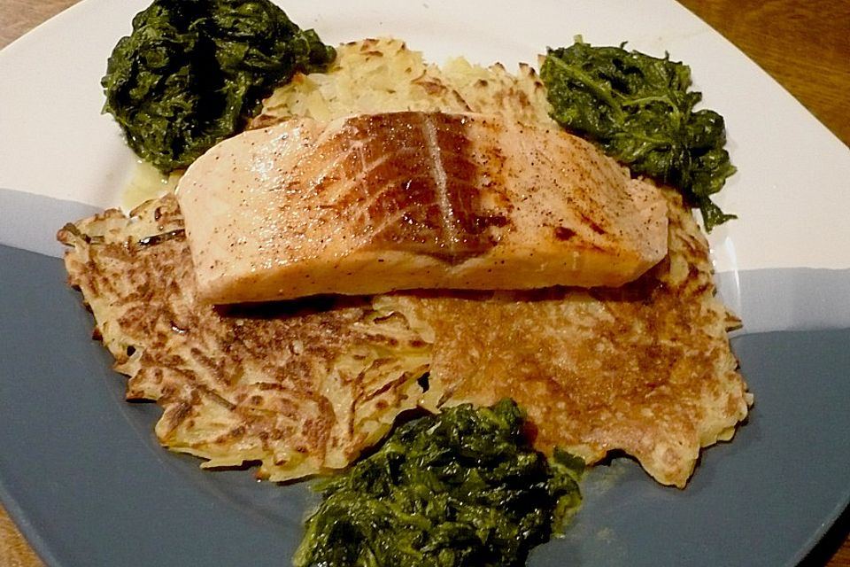 Lachs mit Rösti