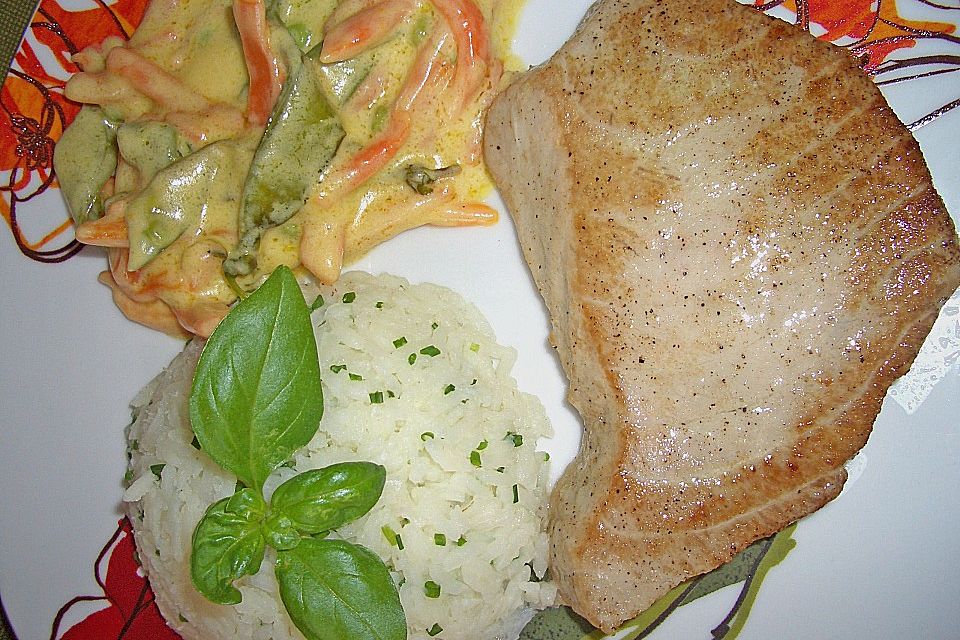 Thunfischsteaks kurzgebraten