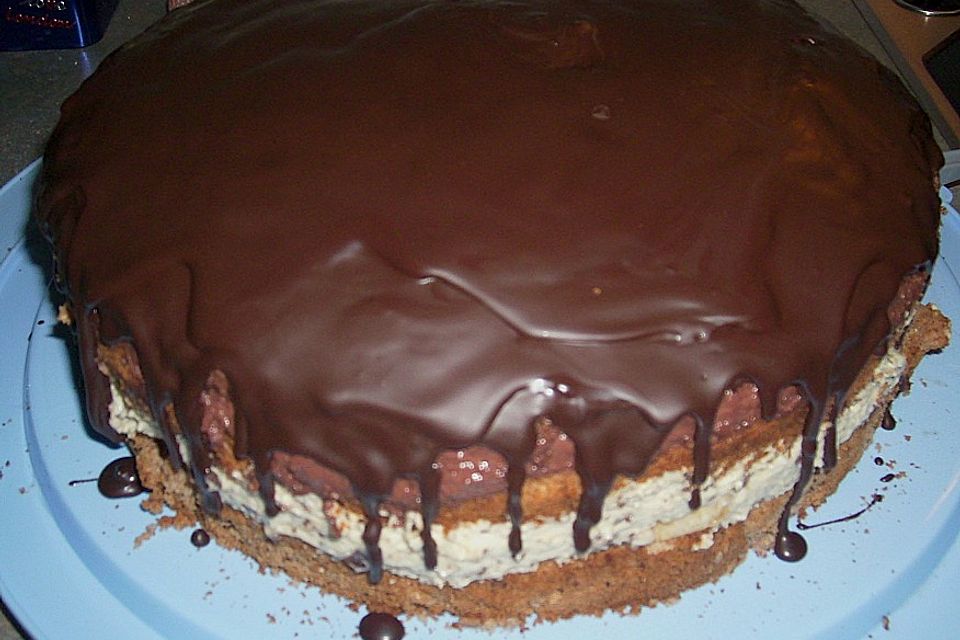 Bananen - Schokoladen - Torte