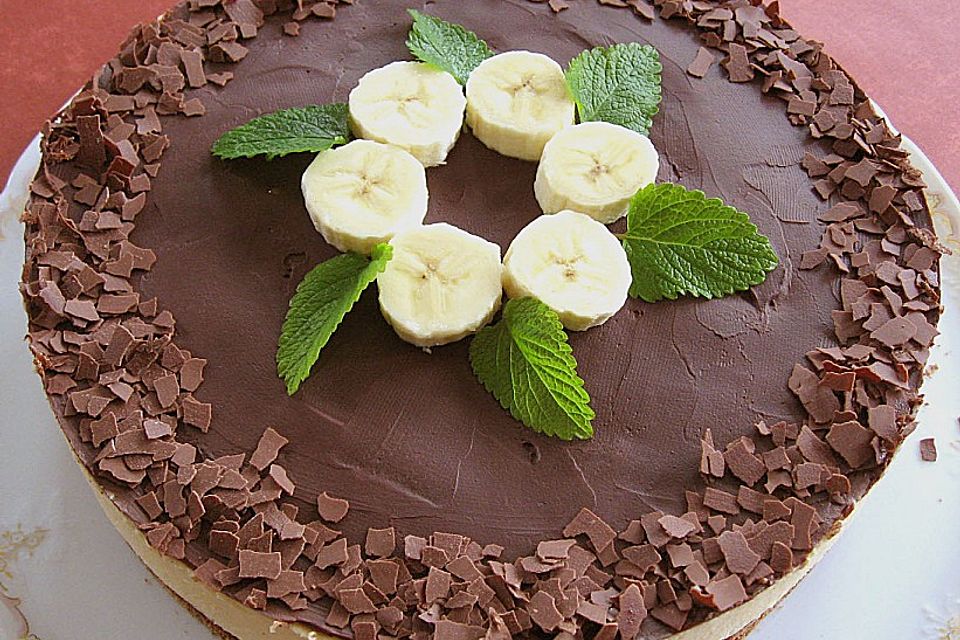 Bananen - Schokolade - Torte