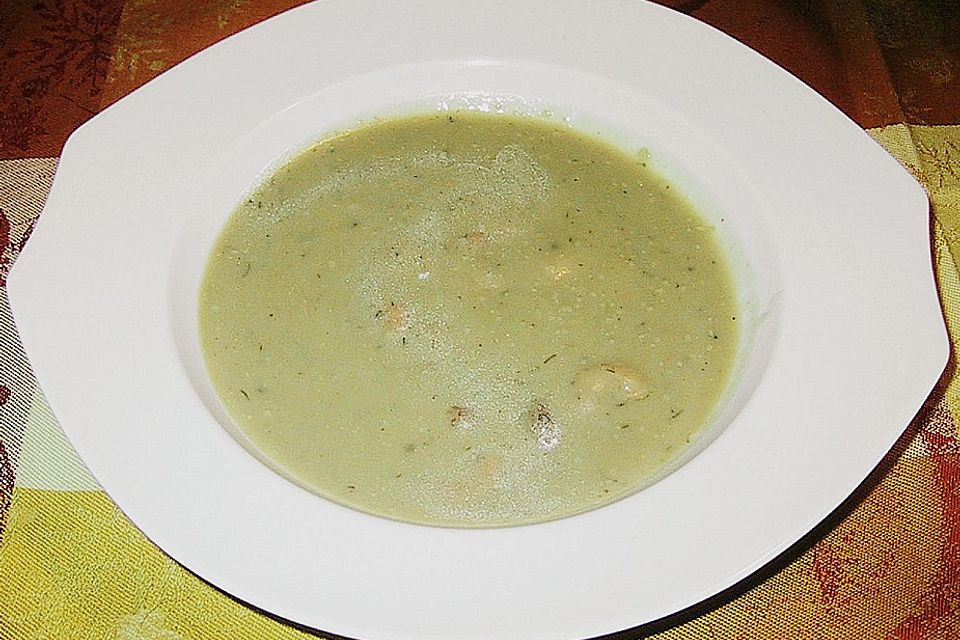 Avocado - Garnelen - Suppe