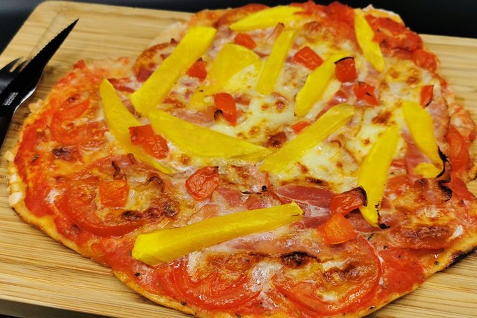 Karibische Pizza