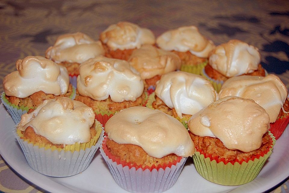 Rhabarber - Baiser - Muffins