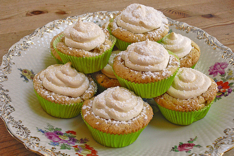 Rhabarber - Baiser - Muffins