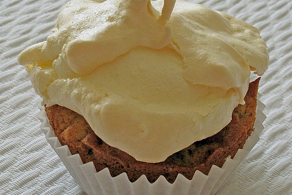 Rhabarber - Baiser - Muffins