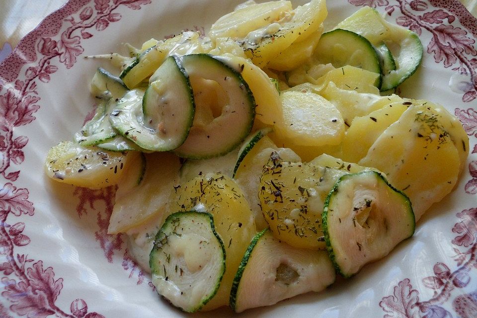 Kartoffel - Zucchini - Gratin