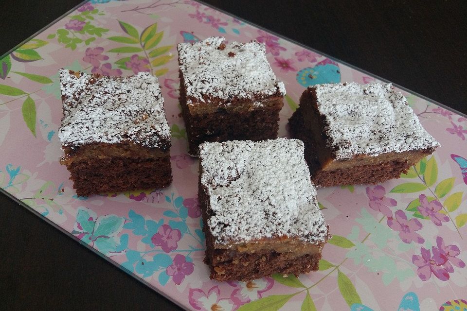 Erdnussbutter - Chocolate Brownies