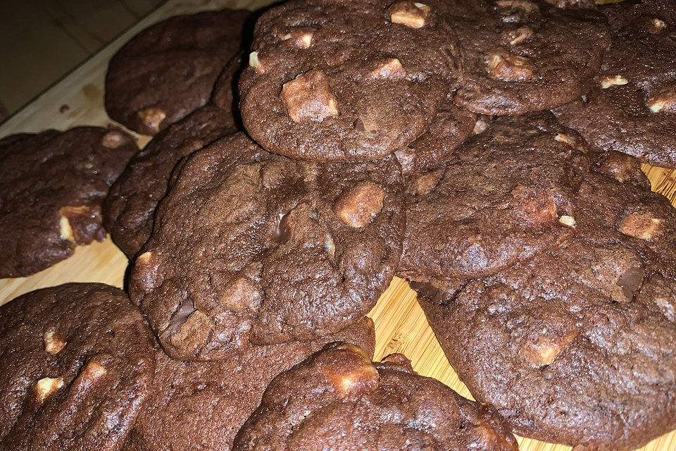 Cookies aux trois chocolats