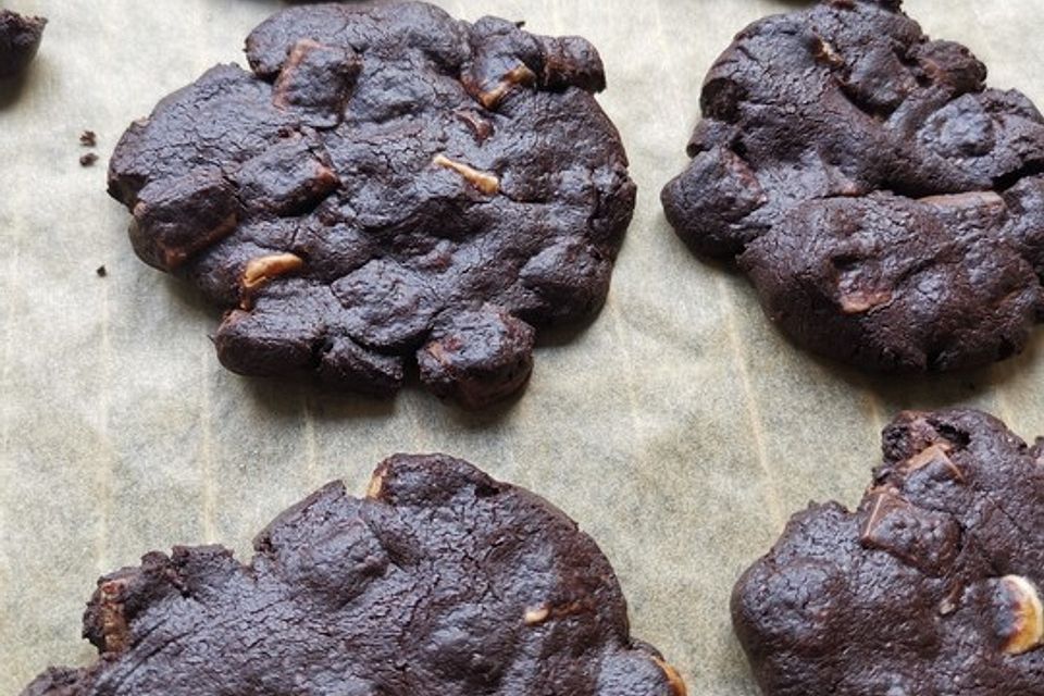 Cookies aux trois chocolats