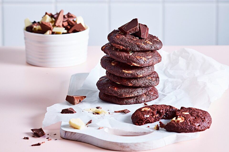 Cookies aux trois chocolats