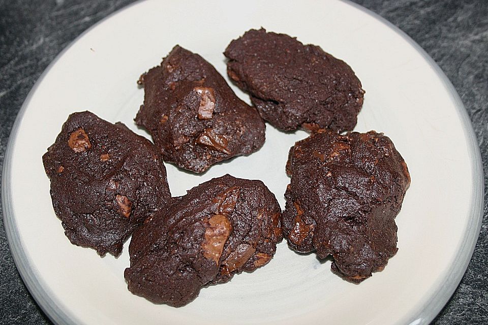 Cookies aux trois chocolats