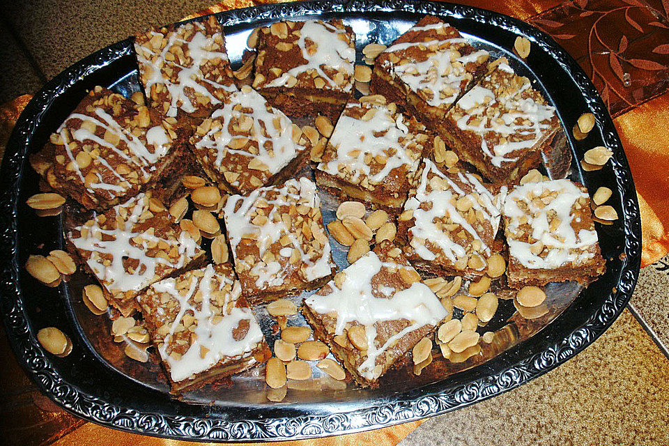 Creamy Peanut Brownies