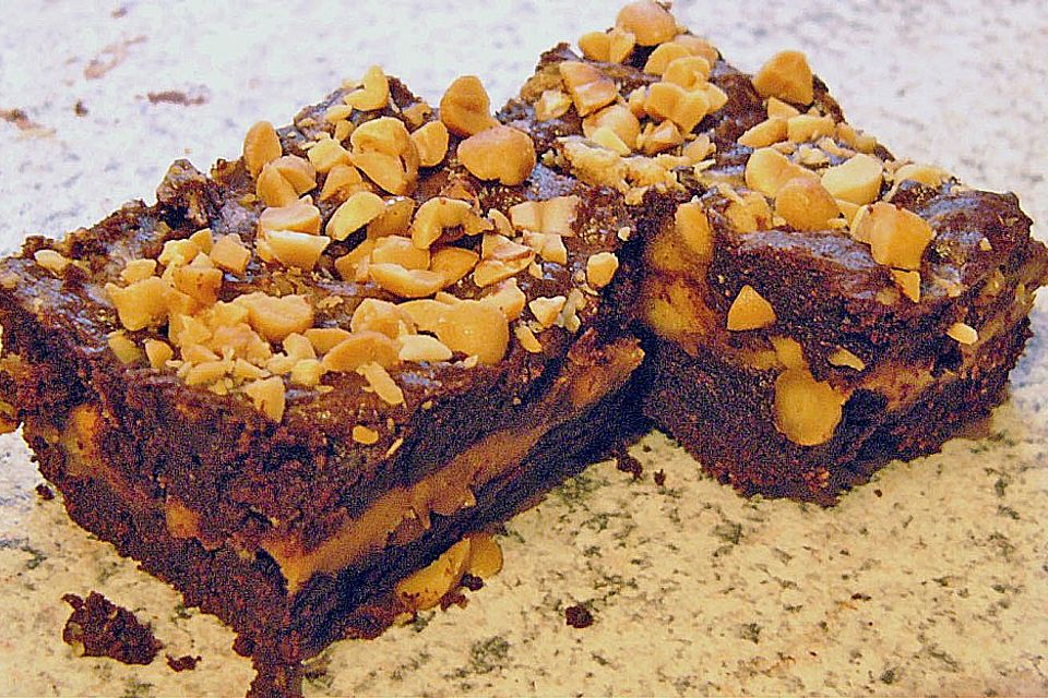 Creamy Peanut Brownies