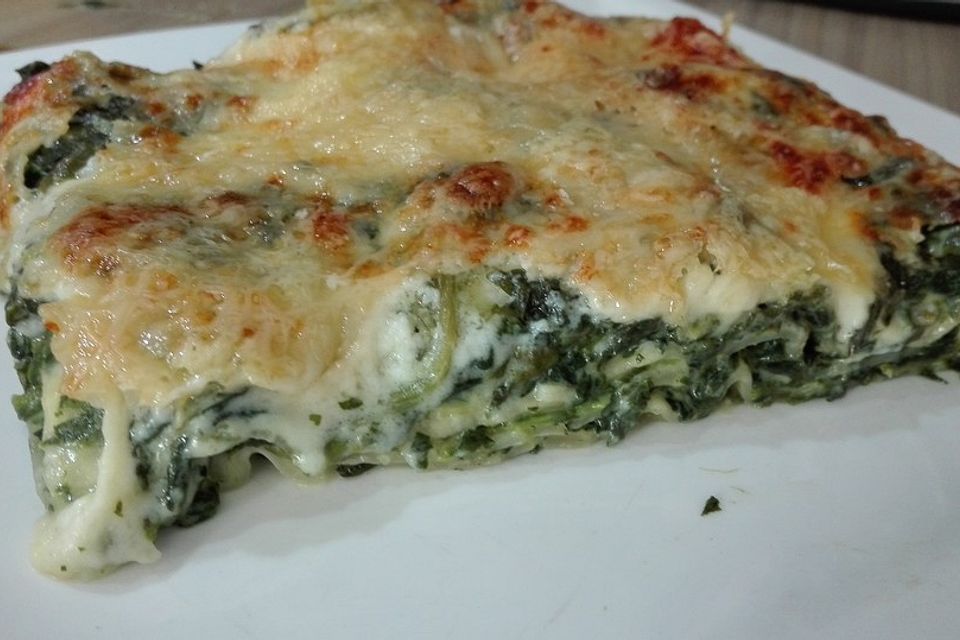 Spinat-Lasagne