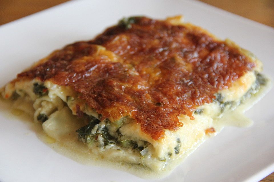 Spinat-Lasagne